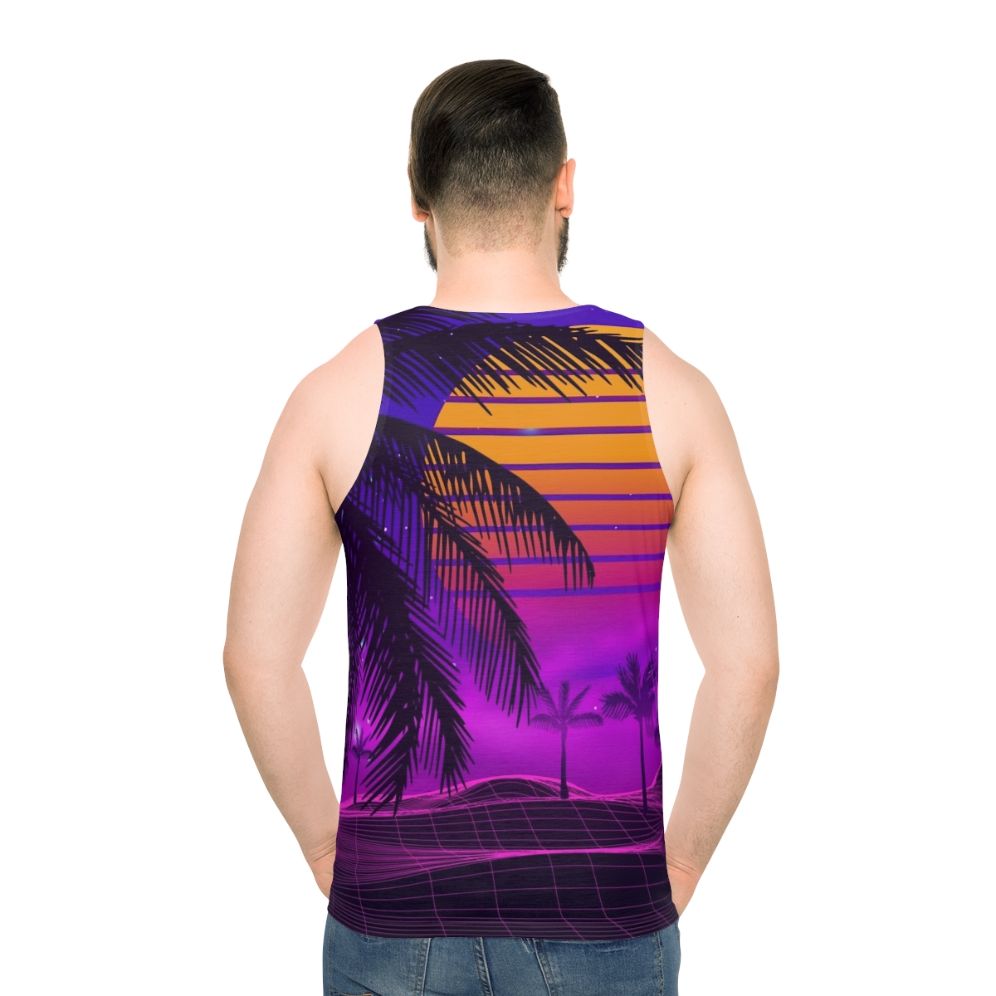 Retro 80s Synthwave Unisex Tank Top