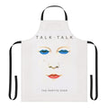 Retro 1980s inspired apron featuring the Talk Talk band logo and "The Party's Over" text