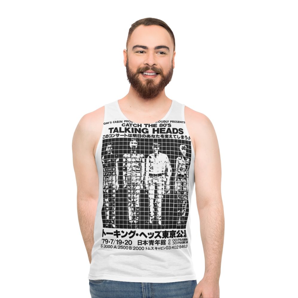 Retro 80s Talking Heads Unisex Tank Top