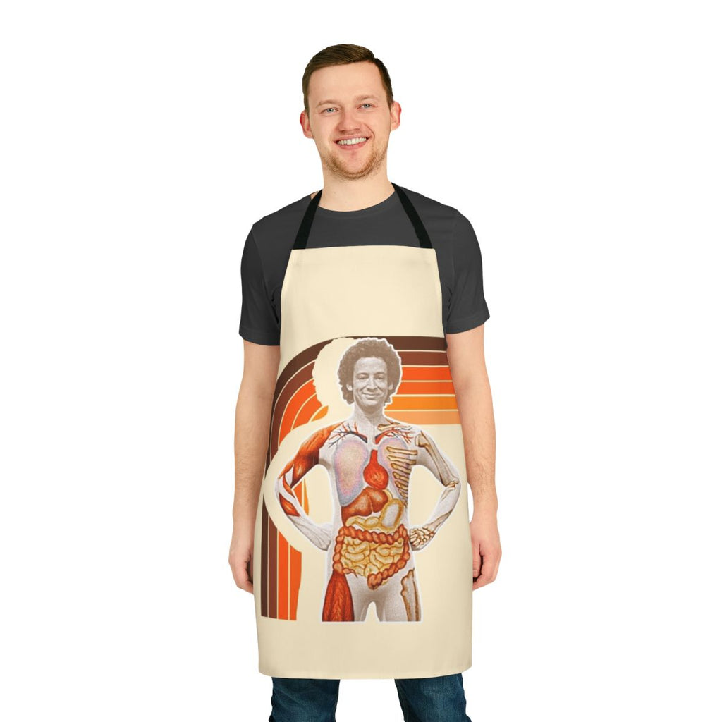 Slim Goodbody retro TV fanart tribute apron