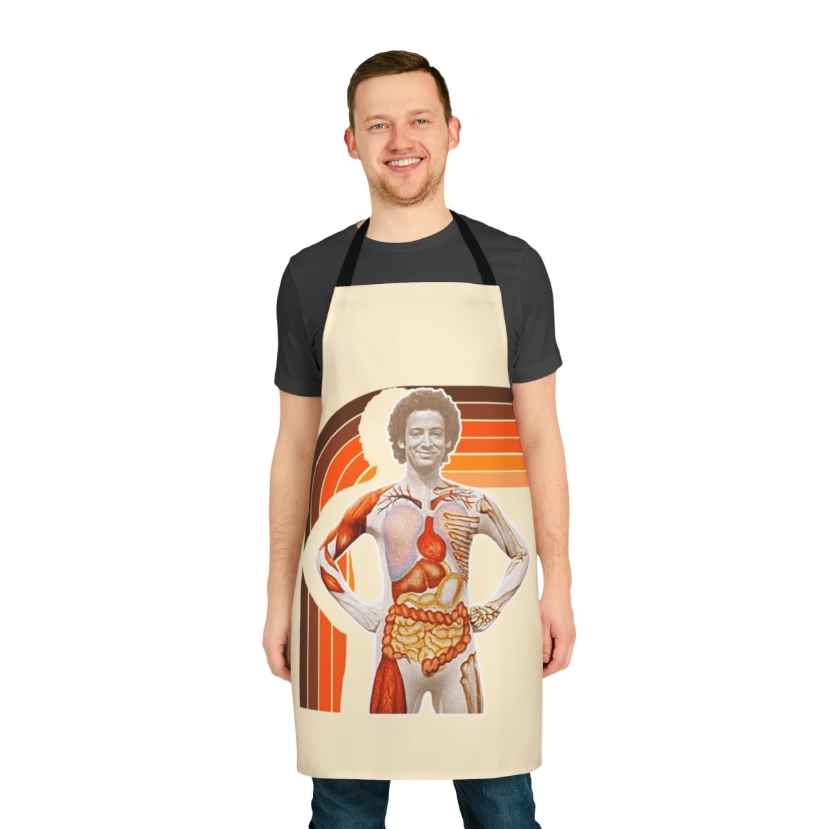 Slim Goodbody retro TV fanart tribute apron