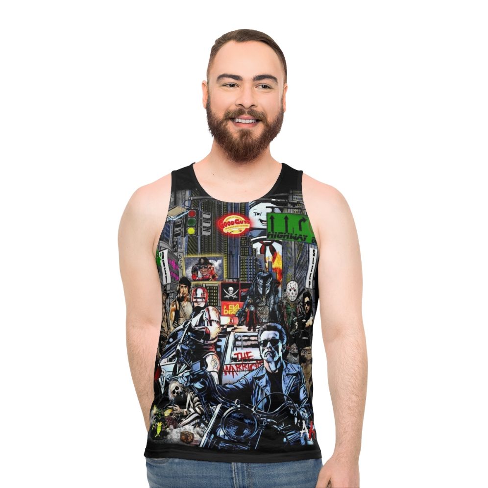Retro 80s unisex tank top