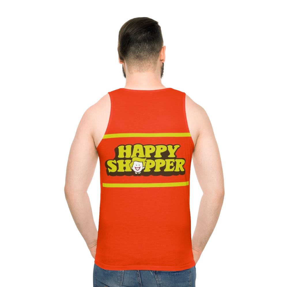 Retro 80s-inspired unisex tank top