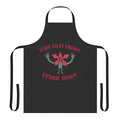Retro 80s-style apron featuring the Upside Down from the Netflix series Stranger Things