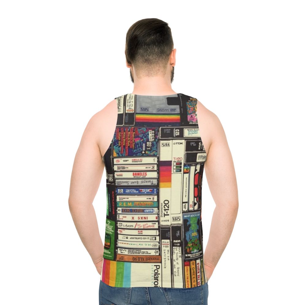 Retro 80s VHS Cassette Unisex Tank Top