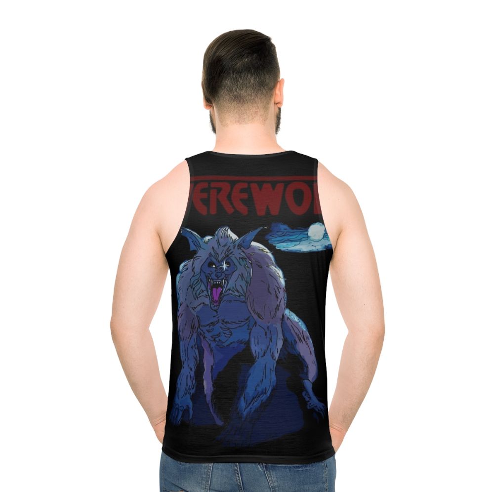 Retro 80s Werewolf Unisex Tank Top