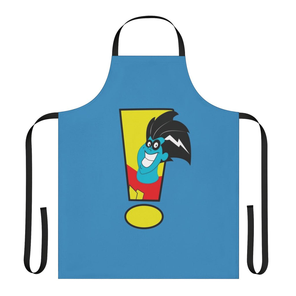 Freakazoid cartoon character illustrated on a high-quality kitchen apron