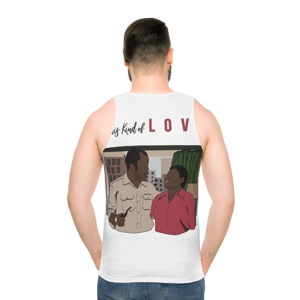 Retro 90s "Good Times" Unisex Tank Top featuring Black Art and Pop Culture Graphics