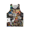 Retro 90s hip hop album cover unisex tank top