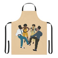 Retro 90s House Party Themed Apron with 90s Hip Hop Inspired Art