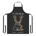 Retro 90s indie music inspired apron featuring the "Hi How Are You" graphic