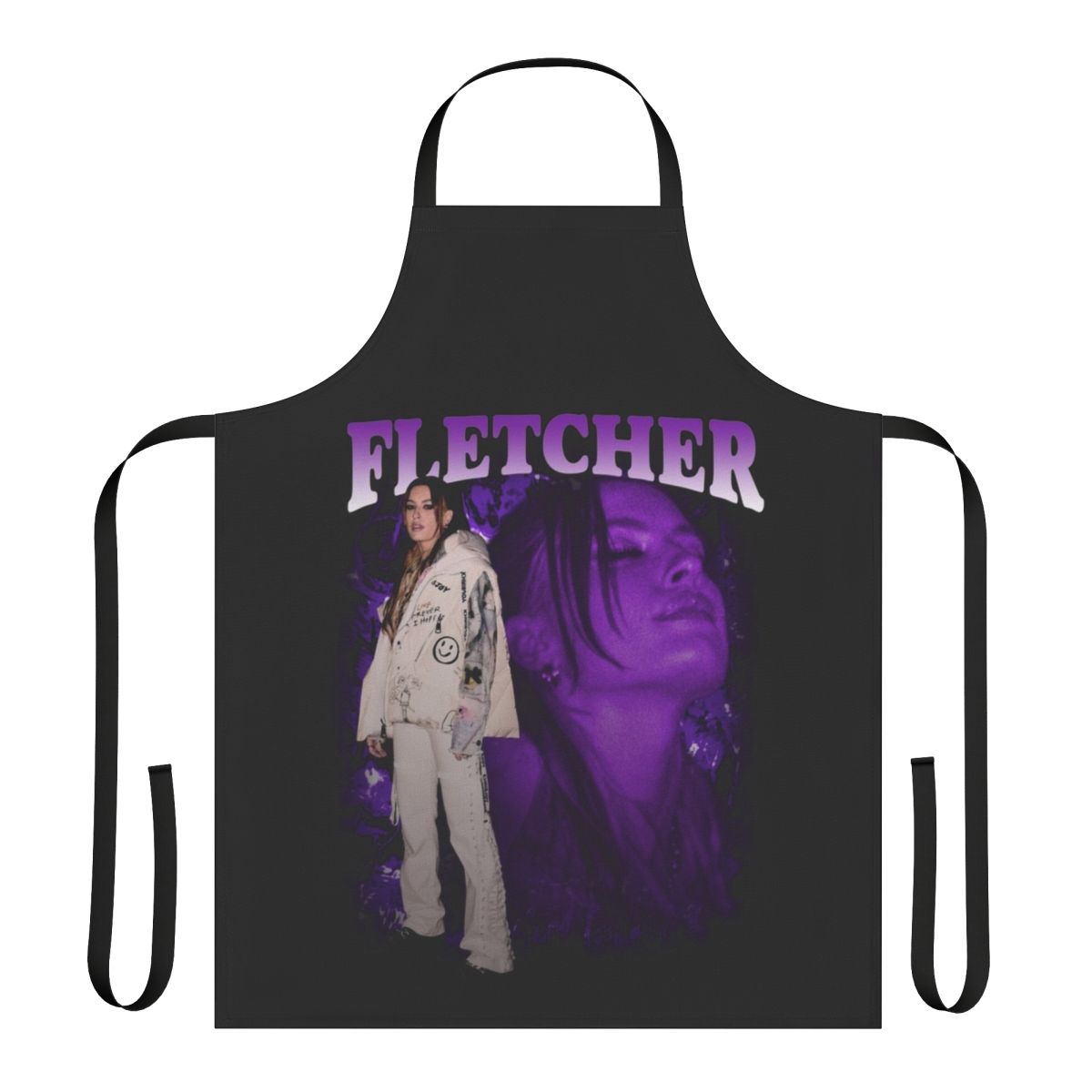 Retro 90s style apron with a vintage, old school design, perfect for LGBT+ fans and allies