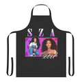 Retro-style apron featuring a SZA-inspired graphic design with a 90s hip hop aesthetic