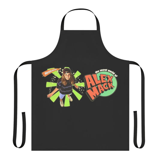 Apron featuring a tribute design to the 90s Nickelodeon TV show The Secret World of Alex Mack