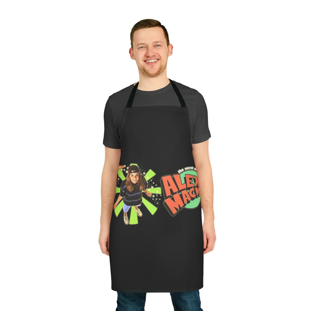 Apron featuring a tribute design to the 90s Nickelodeon TV show The Secret World of Alex Mack