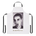 Vintage-style apron featuring Sinead O'Connor's iconic 90s look