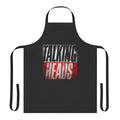 Talking Heads-inspired abstract art design printed on a high-quality apron