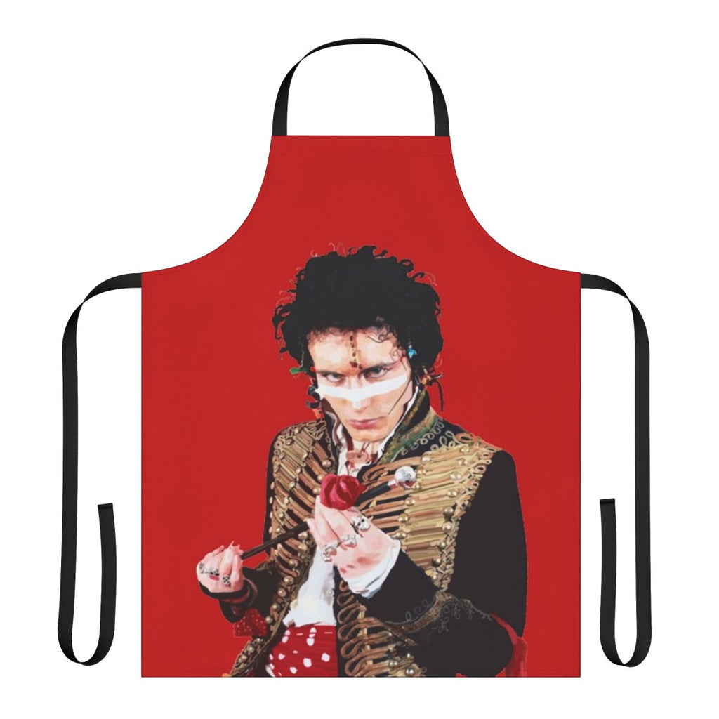 Retro Adam Ant Inspired Punk Rock Apron