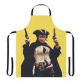 Retro-style apron featuring the iconic "Stand and Deliver" design inspired by the music of Adam Ant