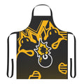 Vintage-style AEK Filadelfeia-inspired apron with classic colors and graphics