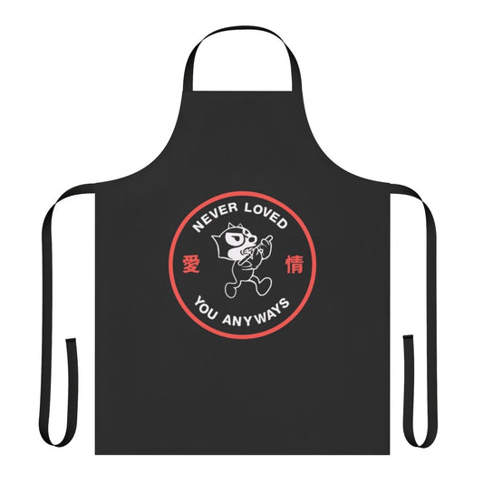 Retro-style apron with a 90s inspired pastel and grunge aesthetic