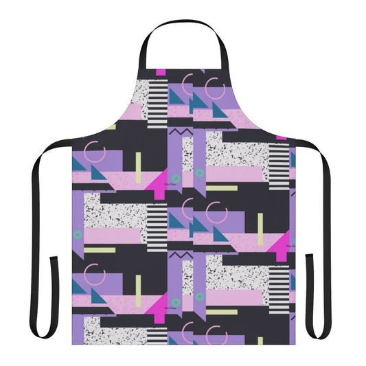 Retro aesthetic design pattern printed on a high-quality kitchen apron
