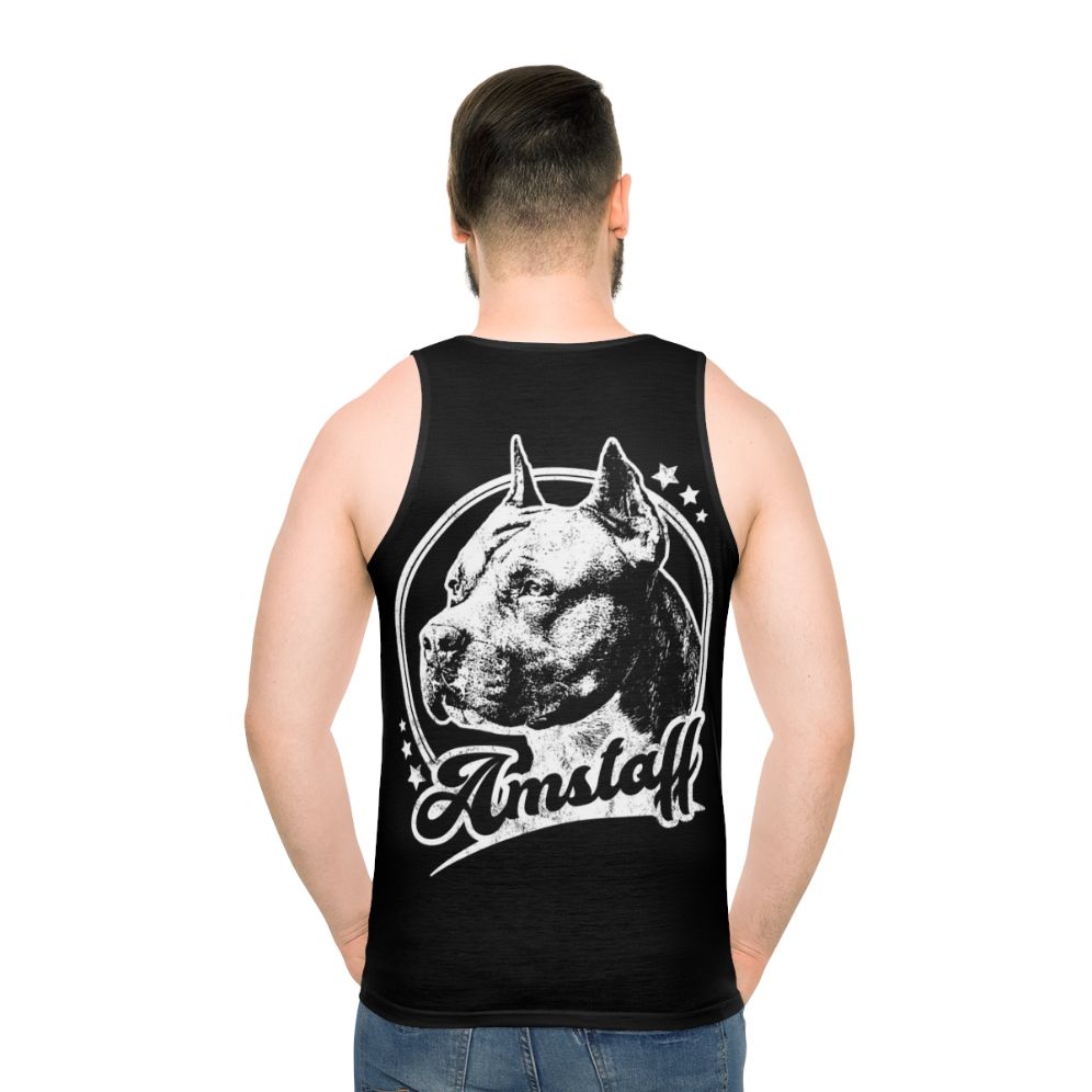 Retro American Staffordshire Terrier (Amstaff) Unisex Tank Top