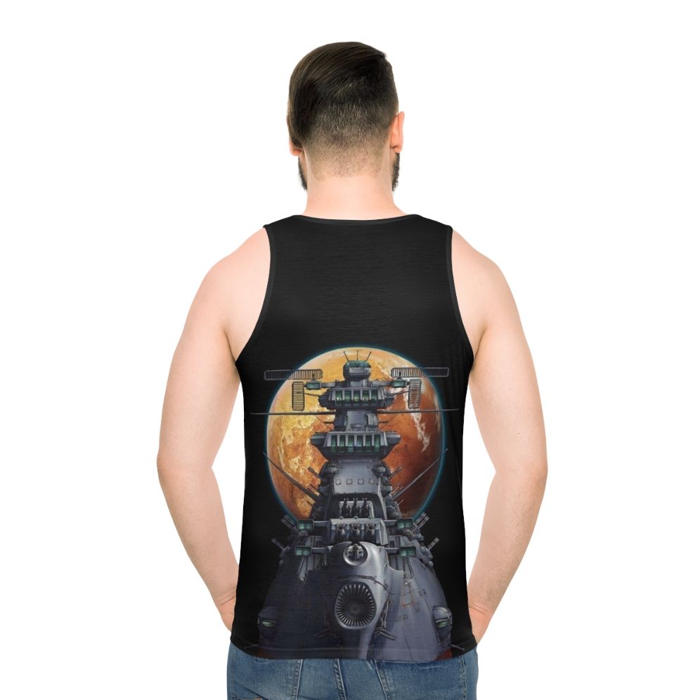 Retro Anime Battleship Yamato Unisex Tank Top