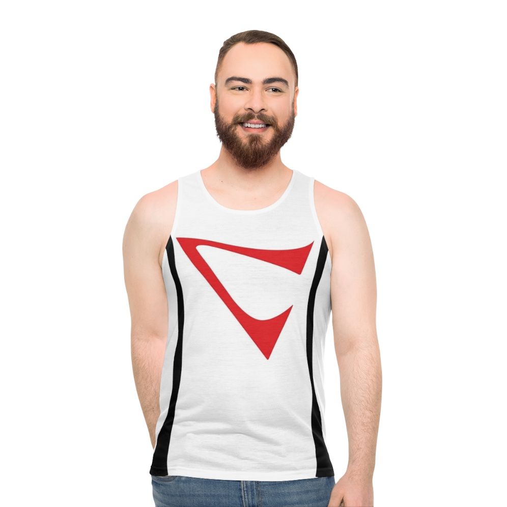 Retro Anime Casshern Kyashan Unisex Tank Top