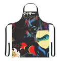 Retro anime-inspired apron featuring the iconic Grendizer robot character from the classic Japanese cartoon series.