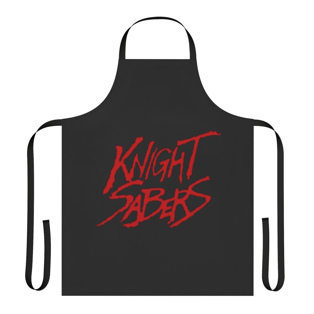 Retro anime-inspired apron featuring the Knight Sabers from Bubblegum Crisis