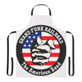 Retro apron with Grand Funk Railroad "We're an American Band" graphic