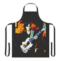 Retro apron featuring the name and style of British jazz fusion guitarist Alan Holdsworth
