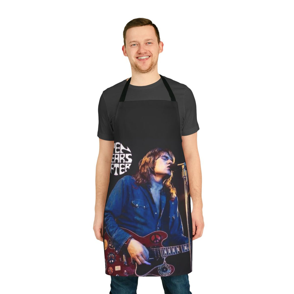 Retro-style apron featuring the iconic logo and imagery of the legendary 1960s-70s rock band Ten Years After