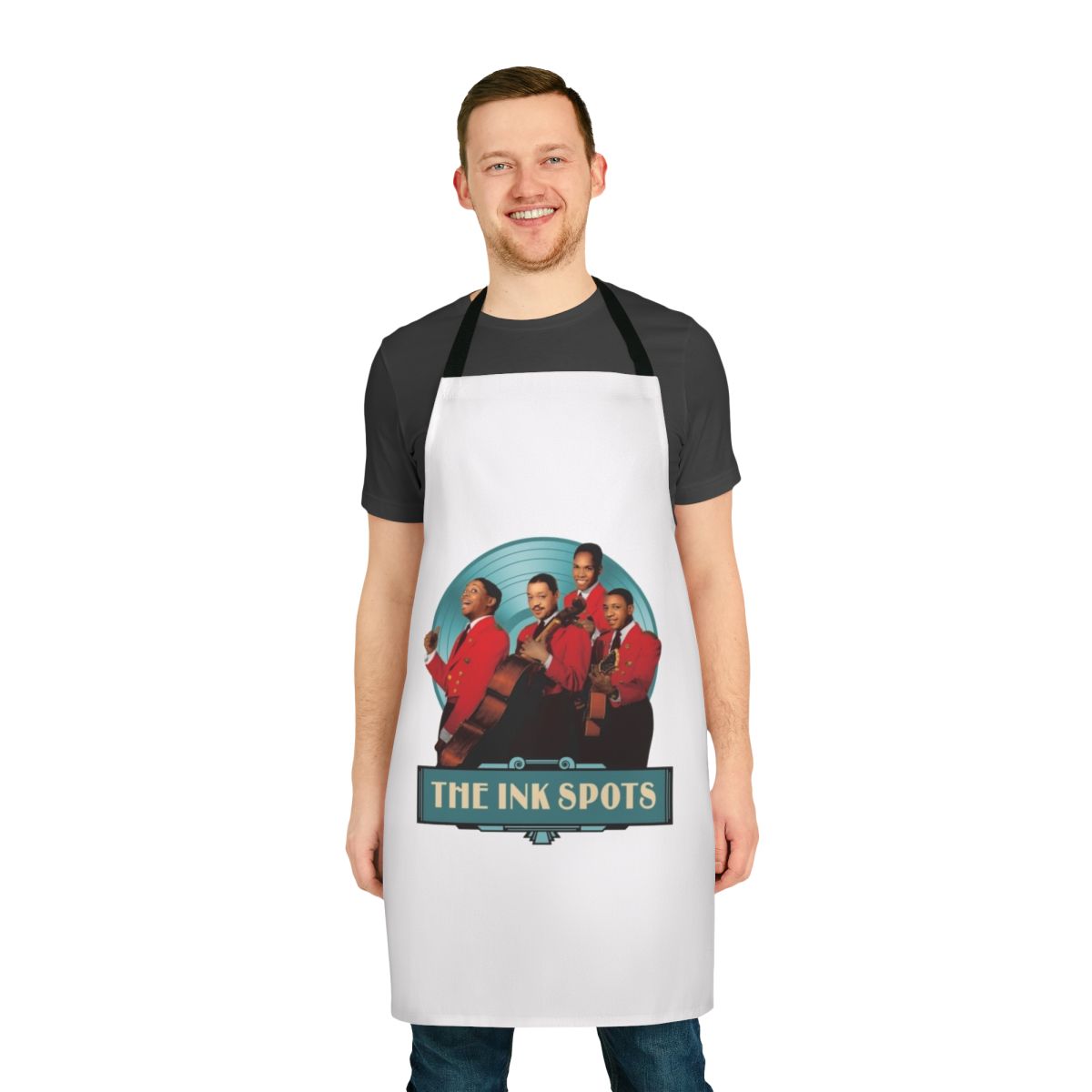 Retro apron featuring The Ink Spots, a legendary American vocal group