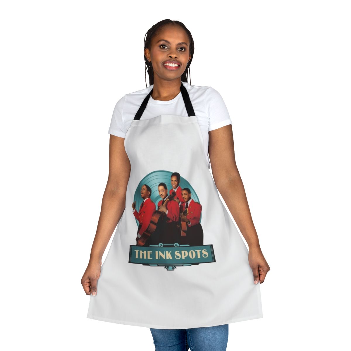 Retro apron featuring The Ink Spots, a legendary American vocal group