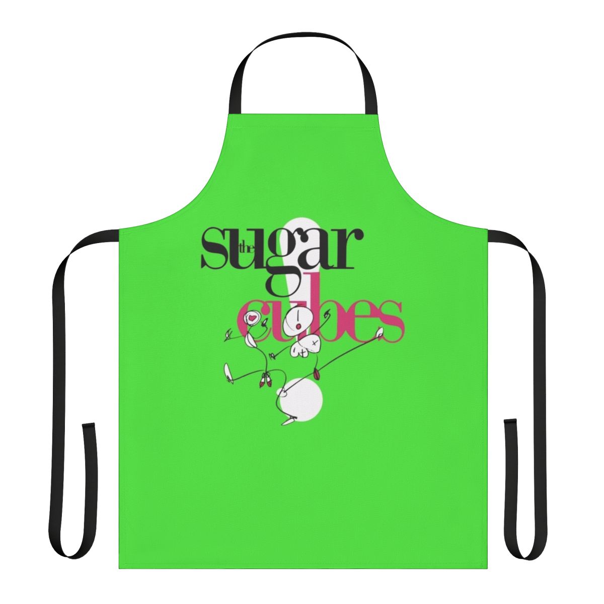 Apron featuring the iconic logo and artwork of the Icelandic band The Sugarcubes
