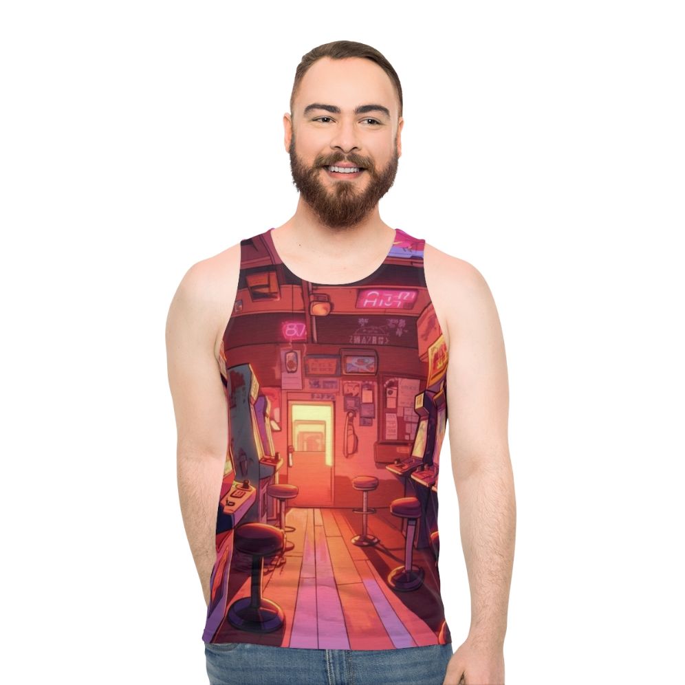 Retro Arcade Inspired Stranger Things Unisex Tank Top