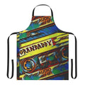 Vintage-style pilot apron with retro graphics