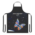 Stylized image of a retro-inspired apron featuring the Barclay James Harvest logo and design