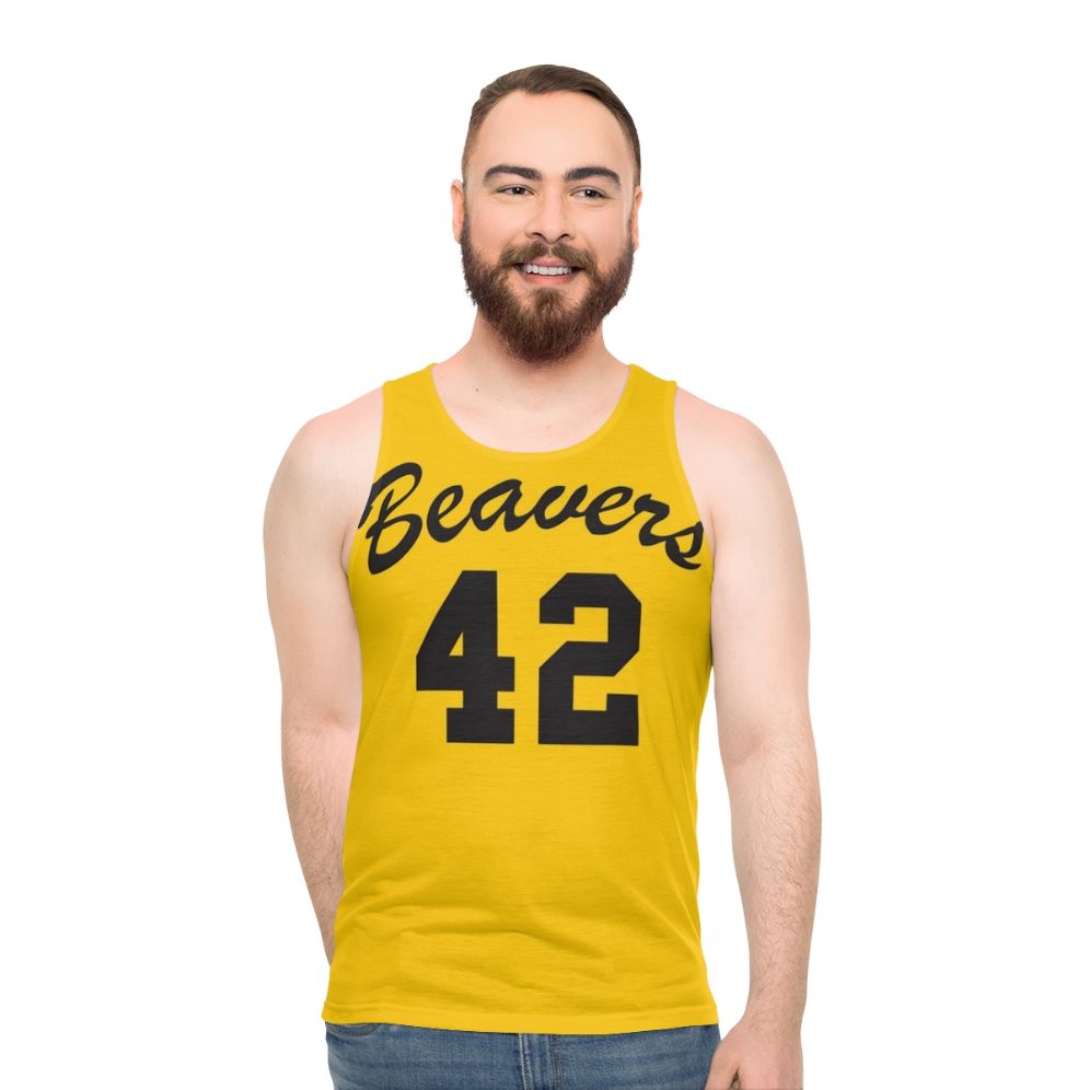 Retro Beavers 42 Teen Wolf Unisex Tank Top