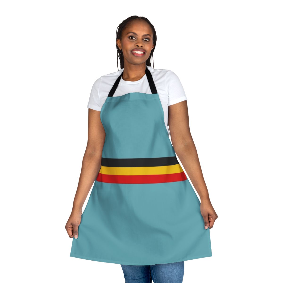 Retro Belgium cycling apron with vintage design