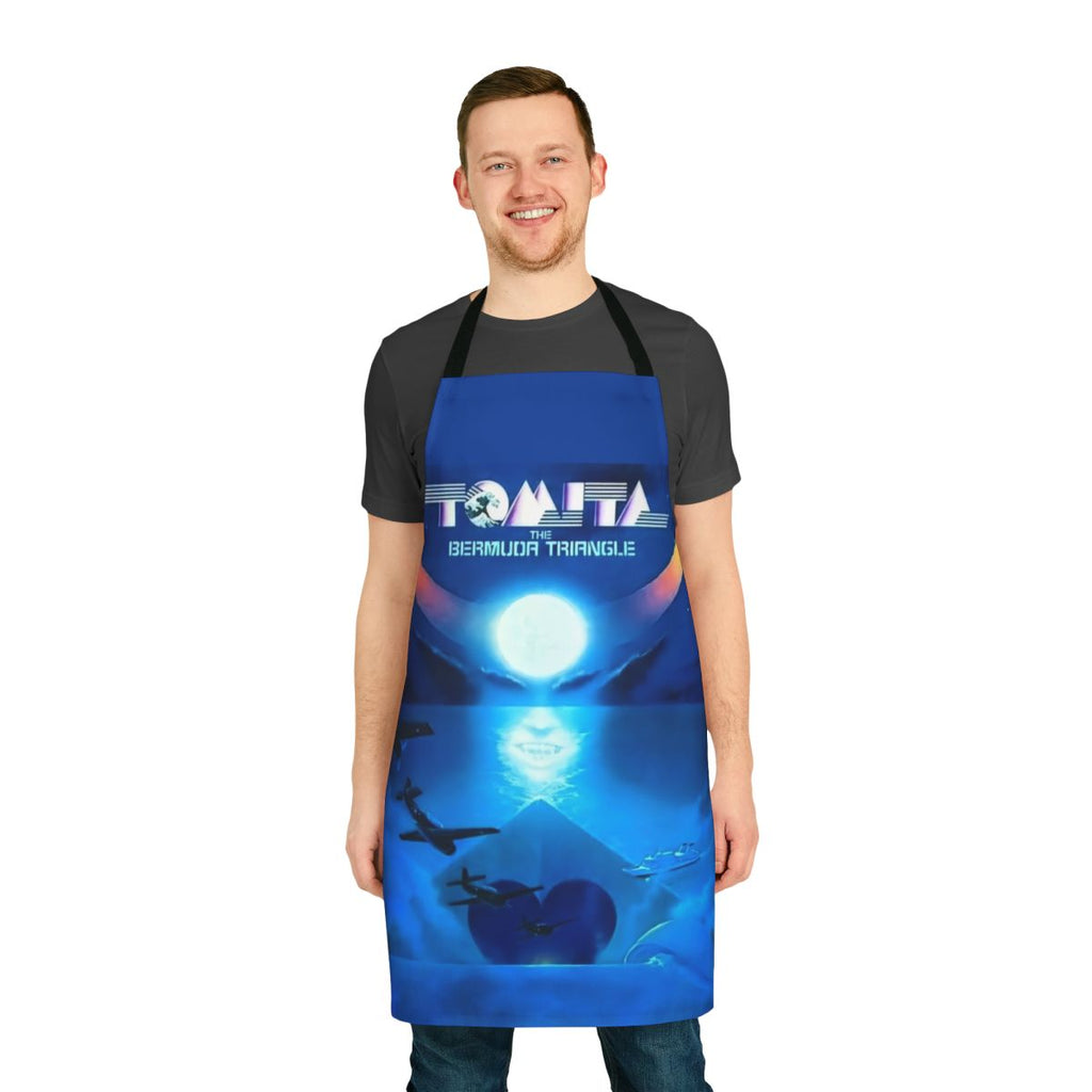 Retro Bermuda Triangle-themed apron from the 1970s