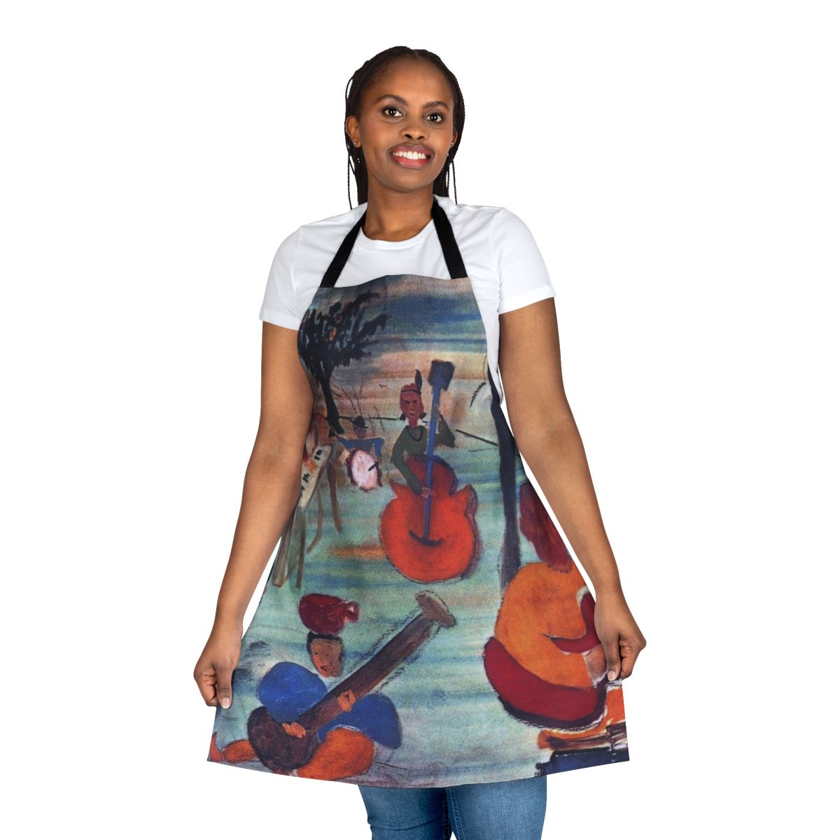 The Band Big Pink Album Cover Inspired Apron