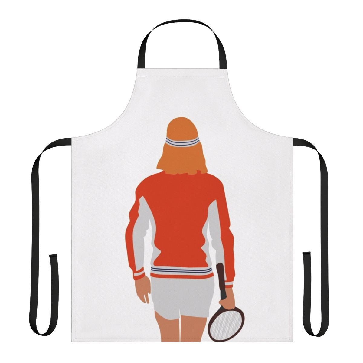Retro-styled apron featuring the iconic image of tennis legend Bjorn Borg