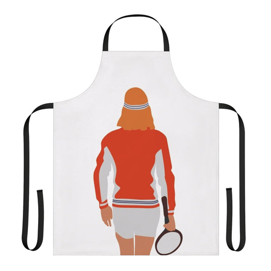 Retro-styled apron featuring the iconic image of tennis legend Bjorn Borg