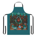 Blue Oyster Cult 'Fire of Unknown Origin' album art printed on a high-quality kitchen apron