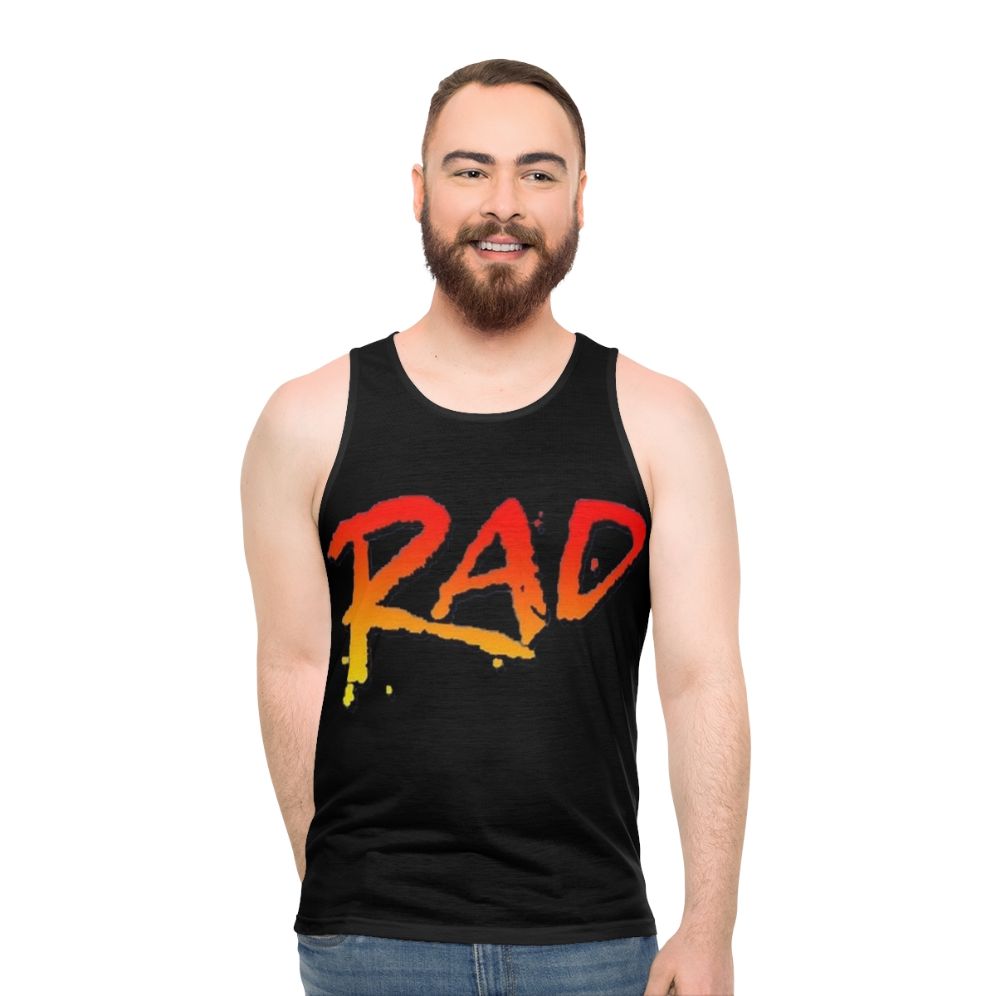 Retro BMX movie inspired unisex tank top