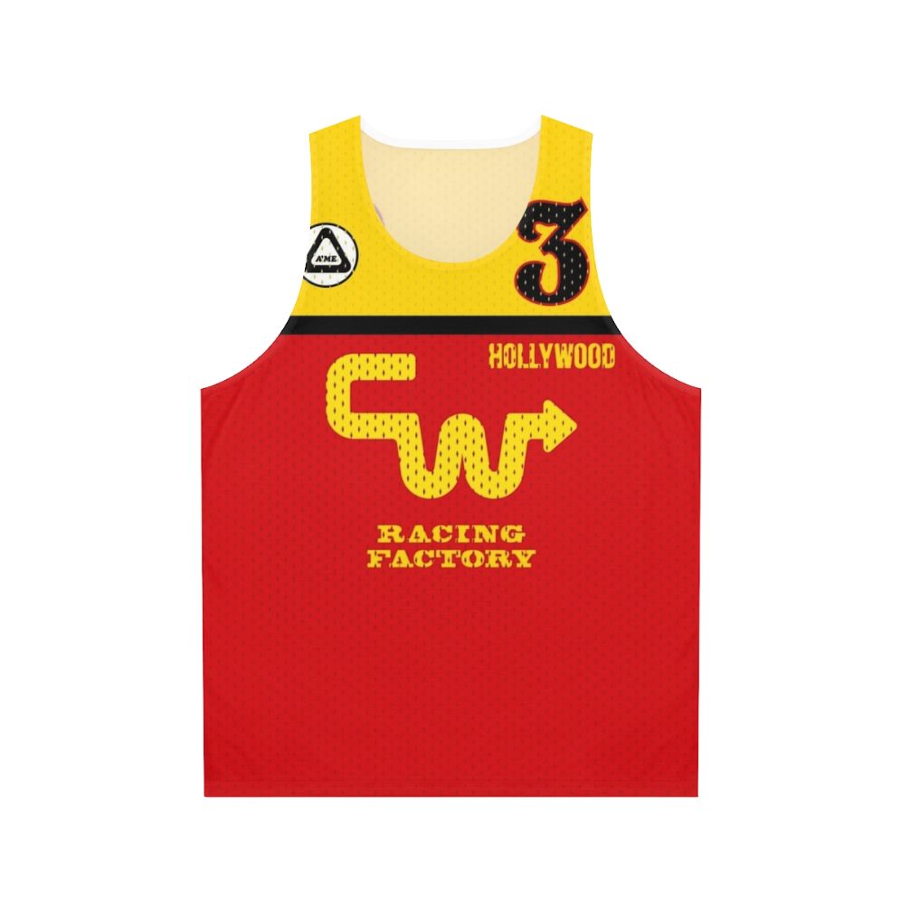 Retro BMX Racing Mike Miranda No. 3 Unisex Tank Top