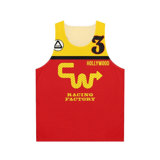 Retro BMX Racing Mike Miranda No. 3 Unisex Tank Top